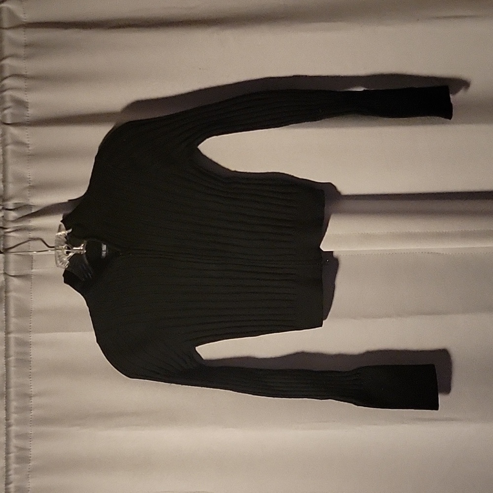 Wild Fable Dark Ribbed Turtleneck Sweater
